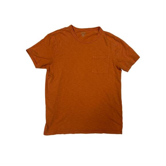 J. Crew Other - J.Crew Men’s Garment-Dyed Slub Cotton Pocket T-
Shirt Orange Medium